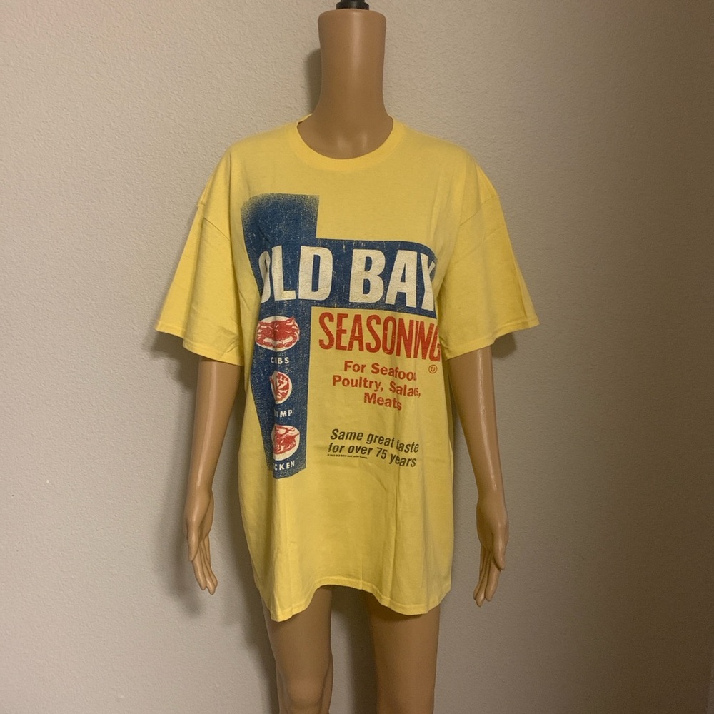 Men’s Old Bay Can Art Graphic Tee NEW XL